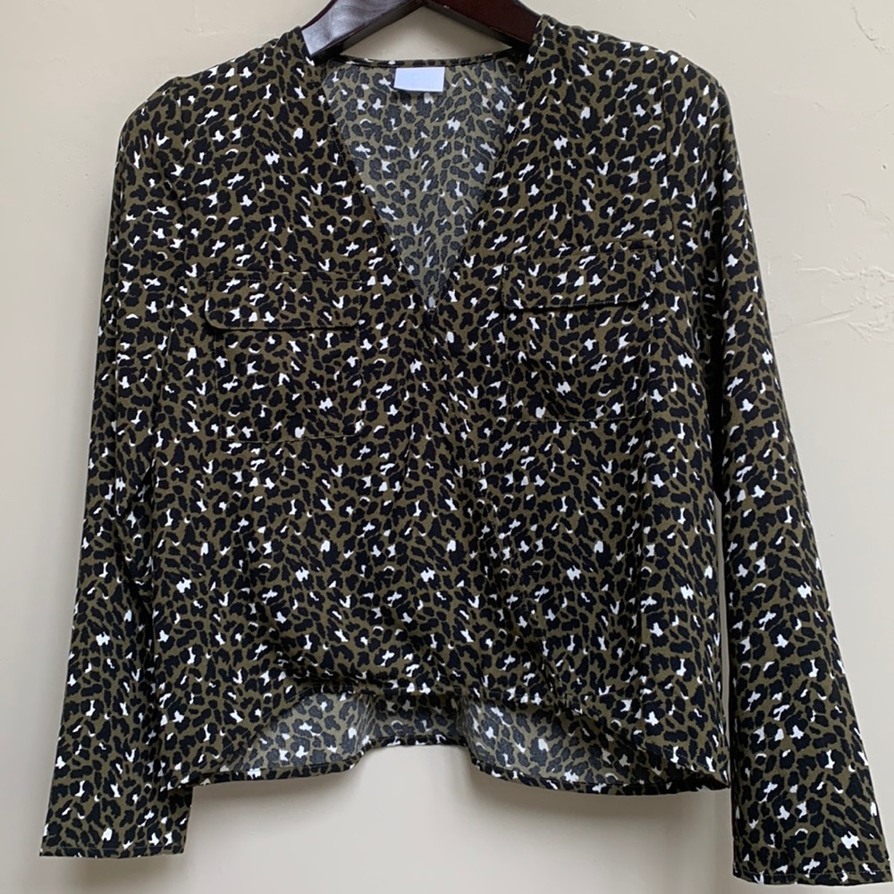 Abound Leopard Print Blouse - Picture 2 of 11